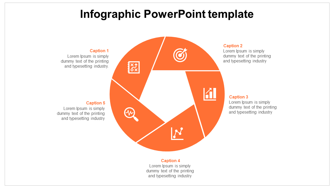 Infographic Powerpoint Template-orange